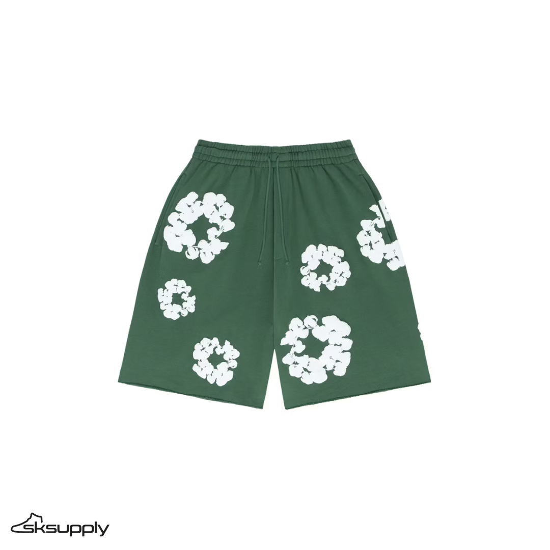 Denim Tears "The Cotton Wreath" Shorts (Green)