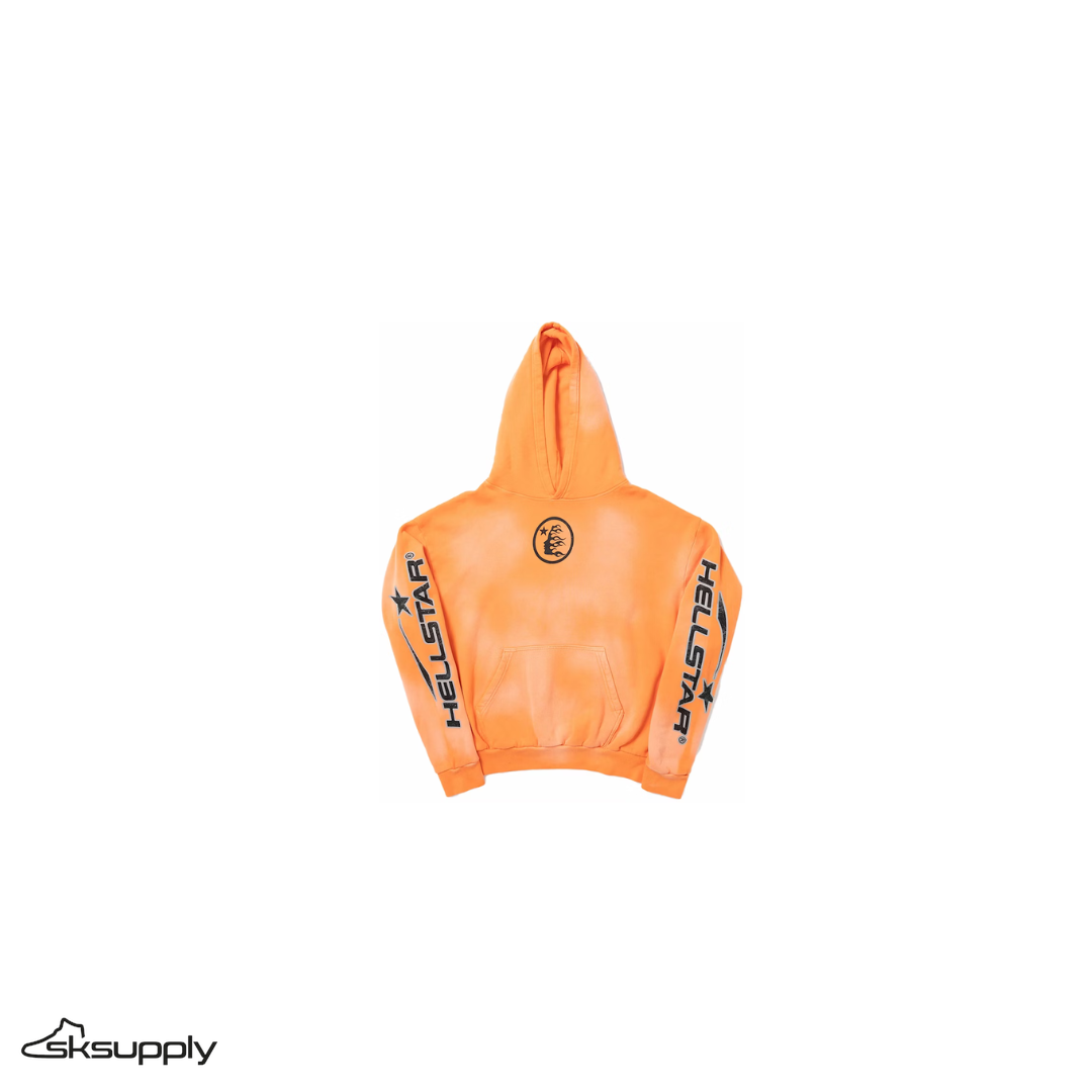 Hellstar "Fire Orange" Hoodie Orange Dye
