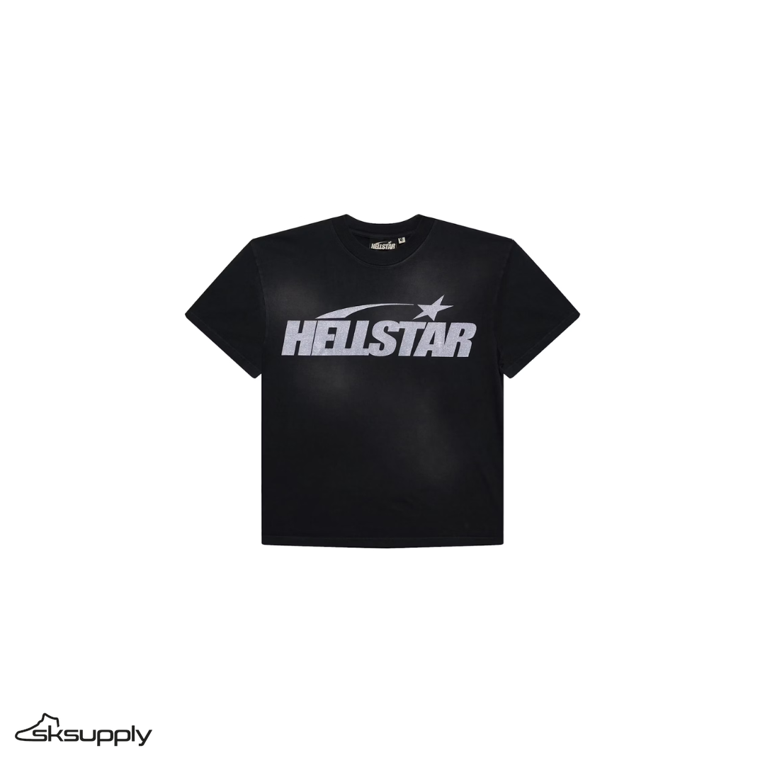 Hellstar "Glitter" Logo T-Shirt (Black)