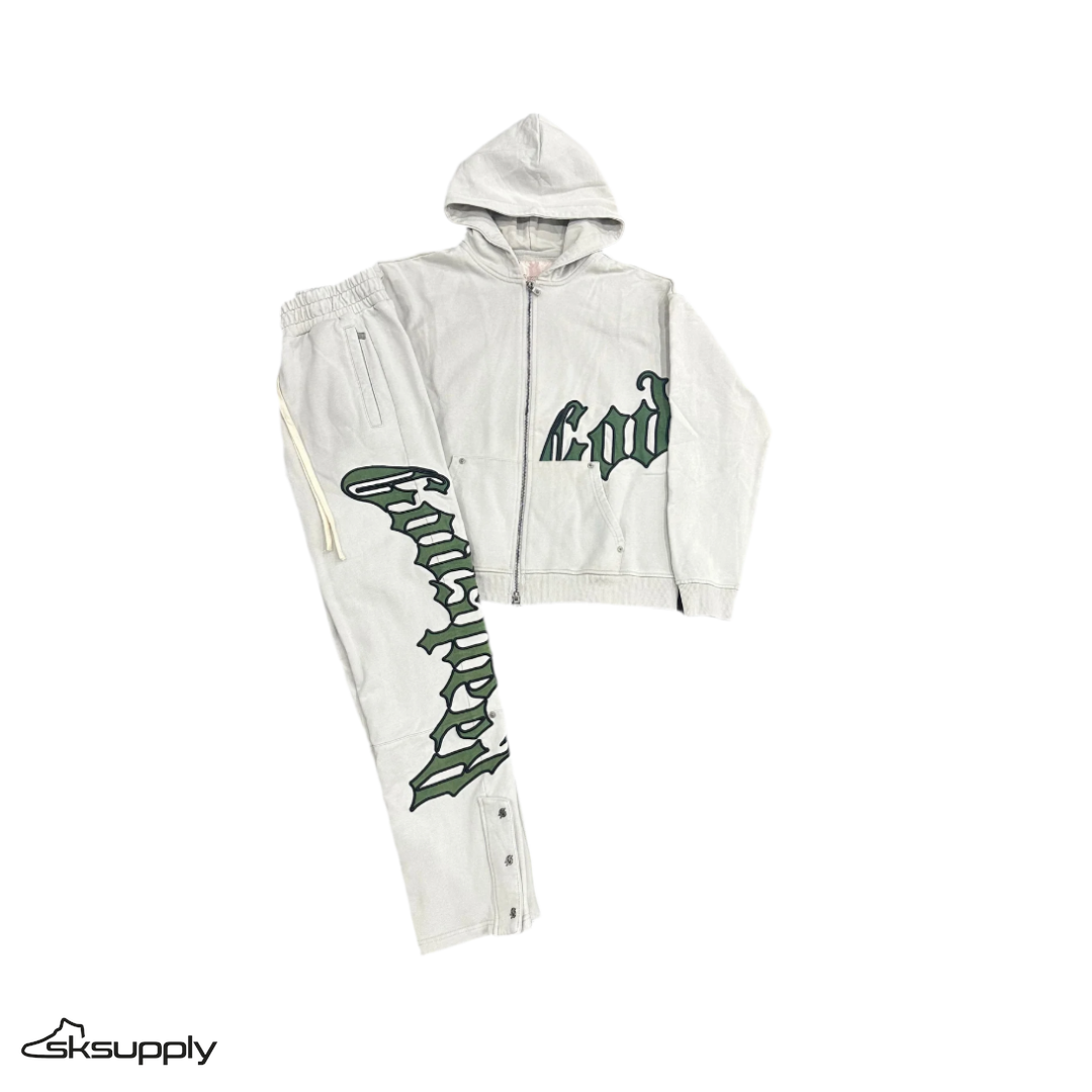 Godspeed Sweatsuit "OG Logo" V2 (Grey/Green)