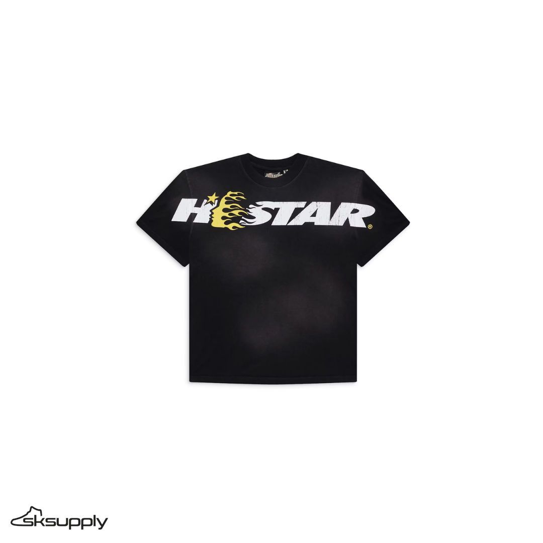 Hellstar Studios "Cartoon Logo" T-Shirt (Black/Yellow)