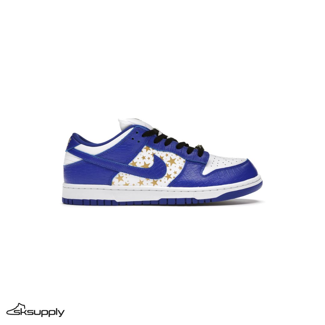 Supreme x Nike SB Dunk Low "Stars Hyper Royal"