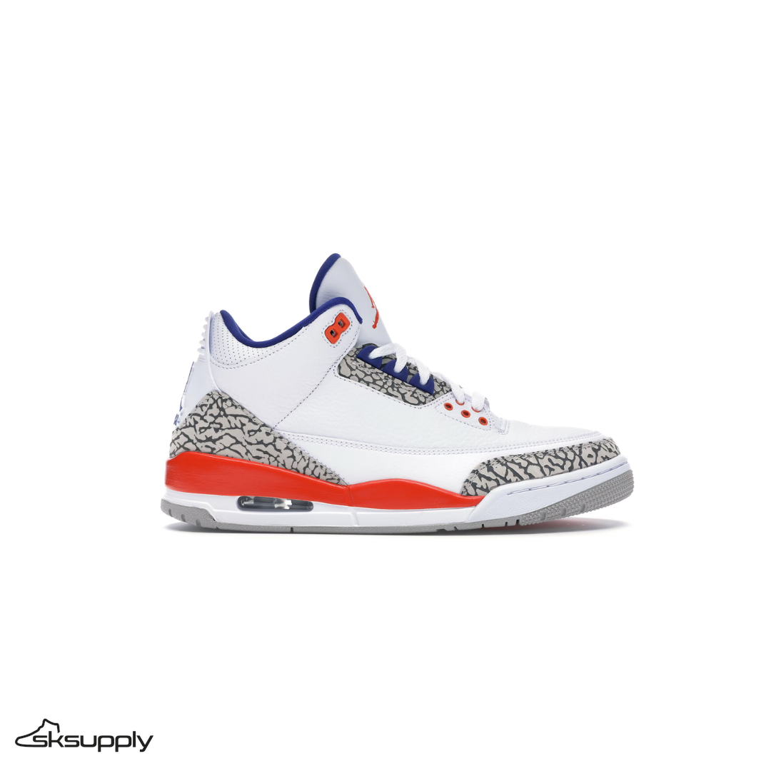 Air Jordan 3 Retro "Knicks" (2019) **MISSING BOX LID**