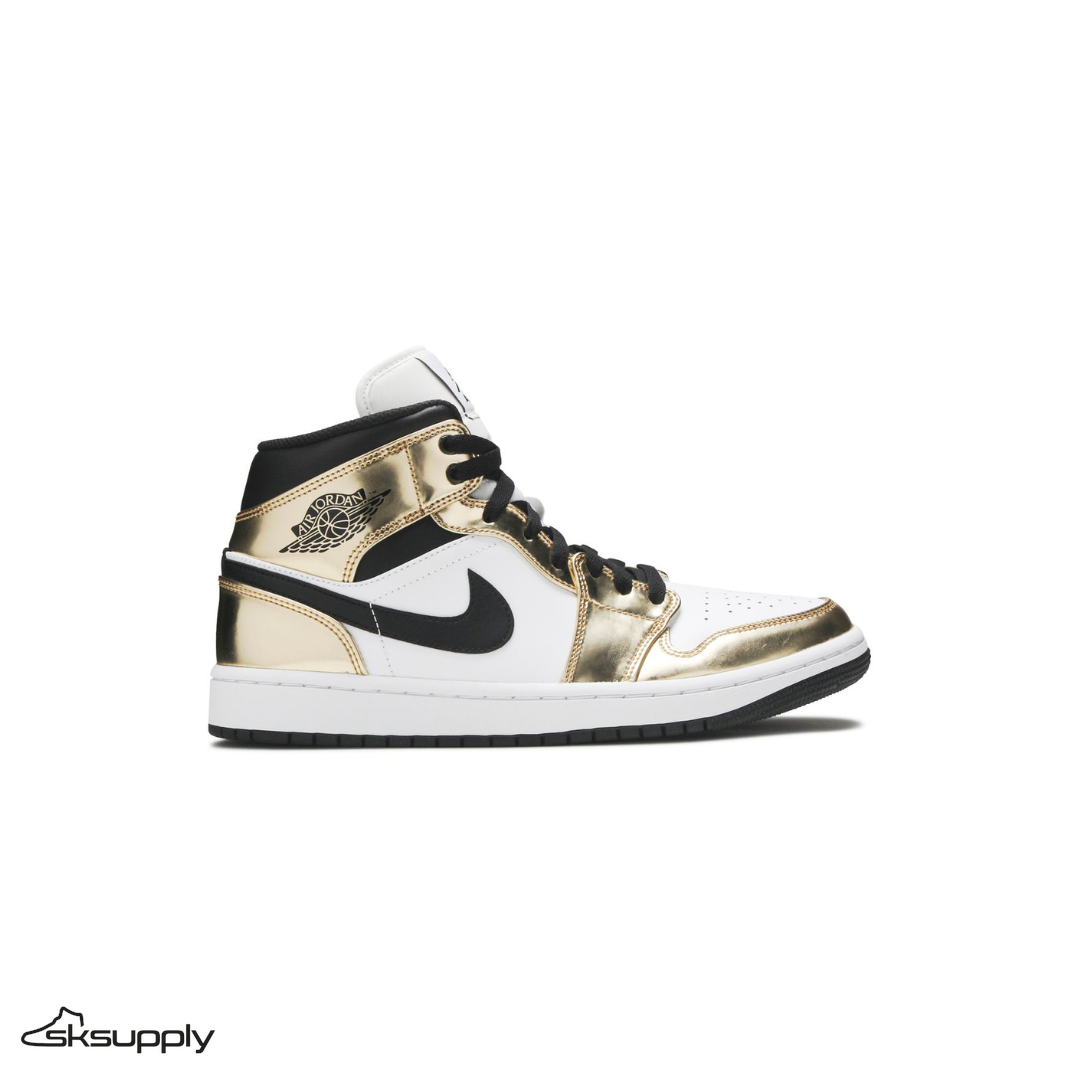 Air Jordan 1 Mid "Metallic Gold"
