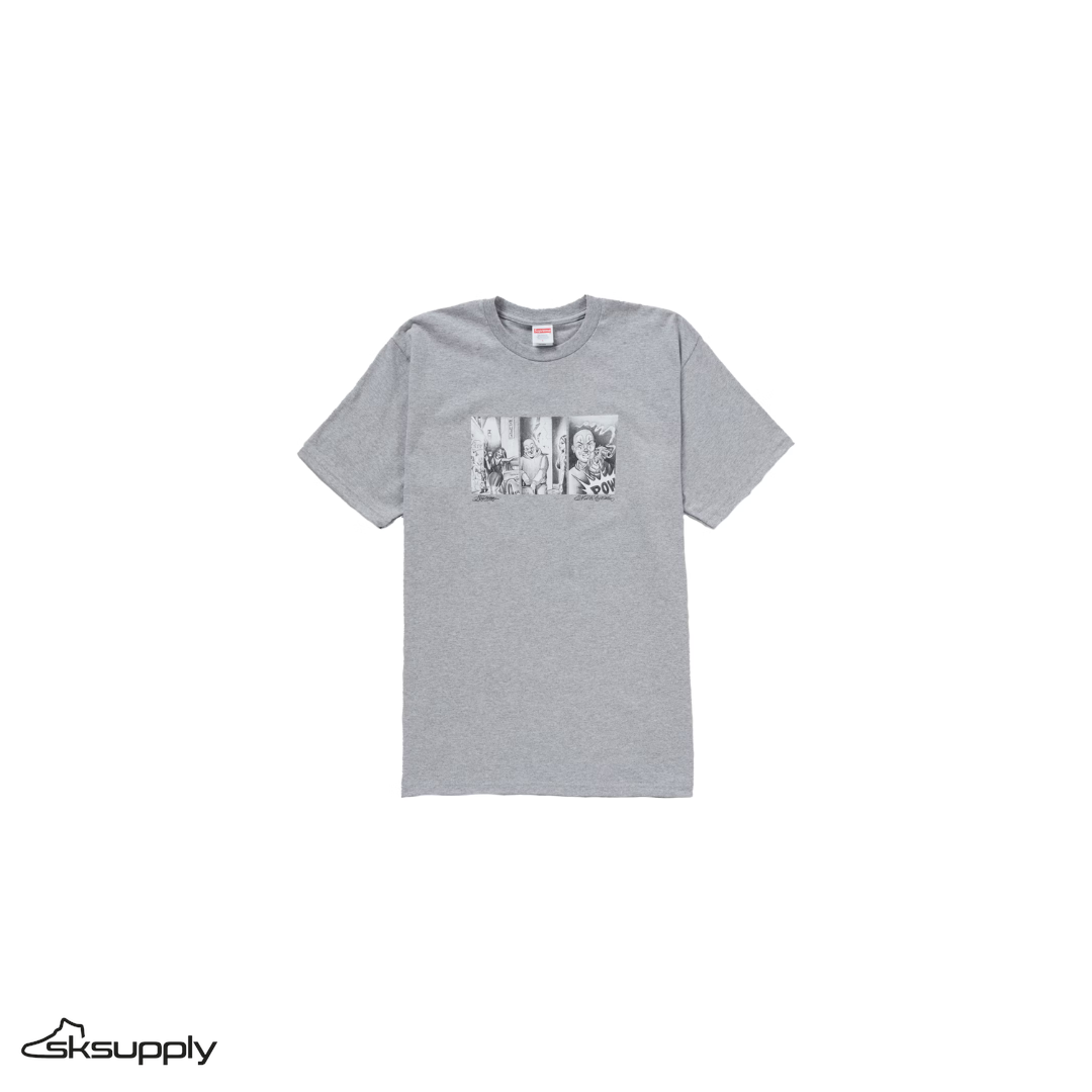 Supreme "Mister Cartoon Pow" Tee (Heather Grey)
