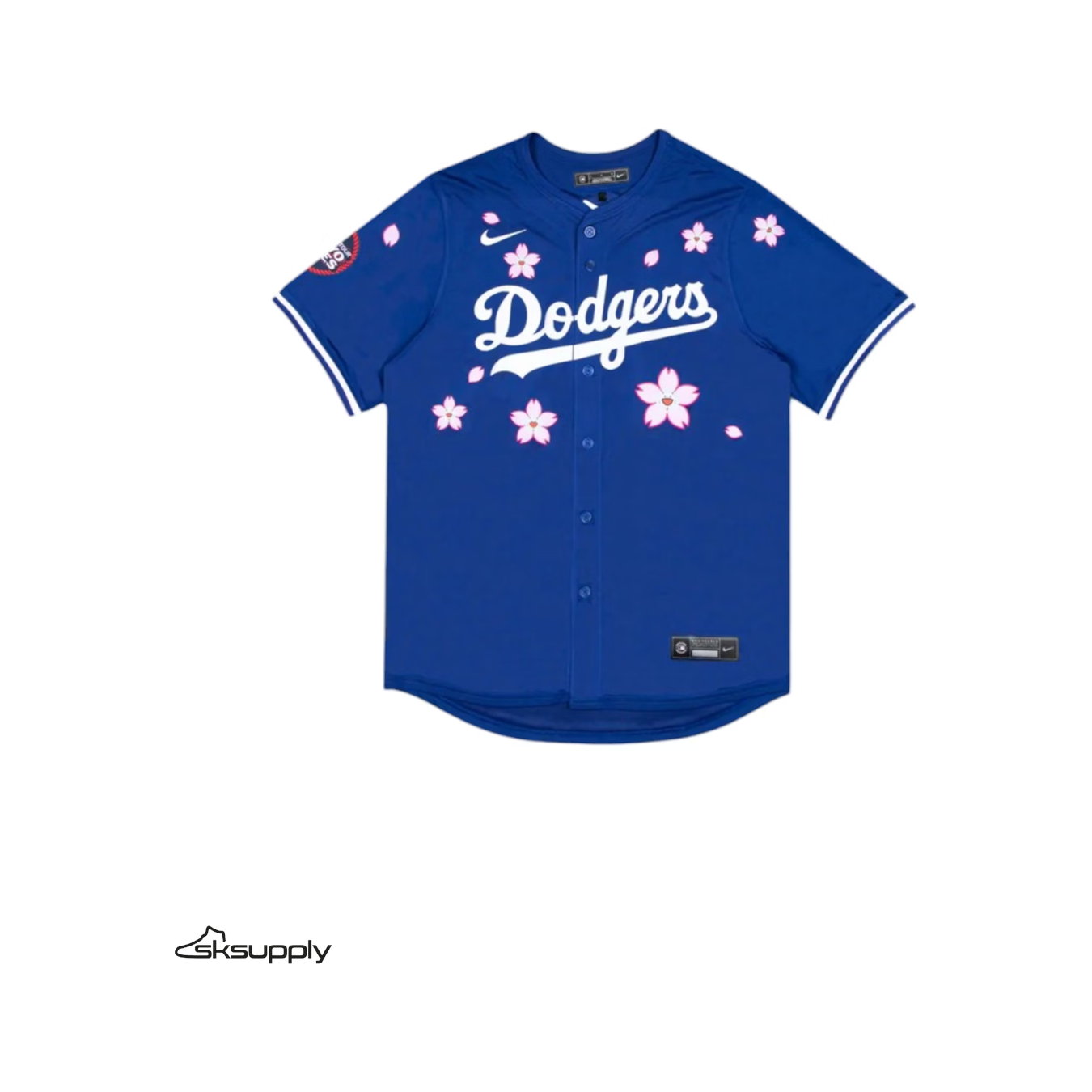 Nike x Takashi Murakami x MLB World Tour "Tokyo Series" 2025 Dodgers Tokyo Away Jersey