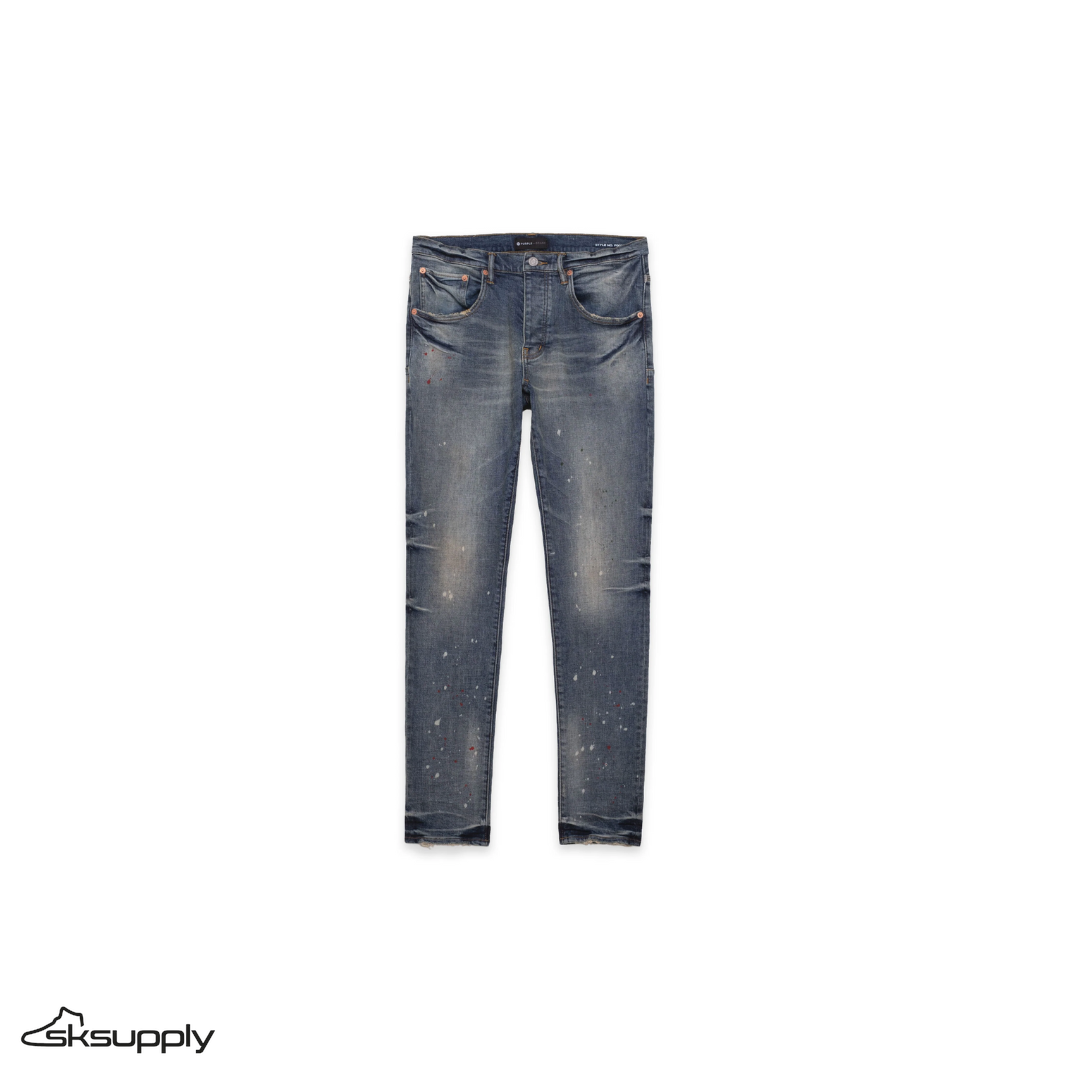 Purple Brand P002 "Vintage Spotted" Indigo