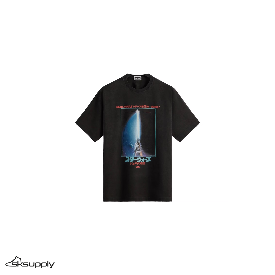 Kith x STAR WARS "Japanese Poster" Vintage Tee (Black)