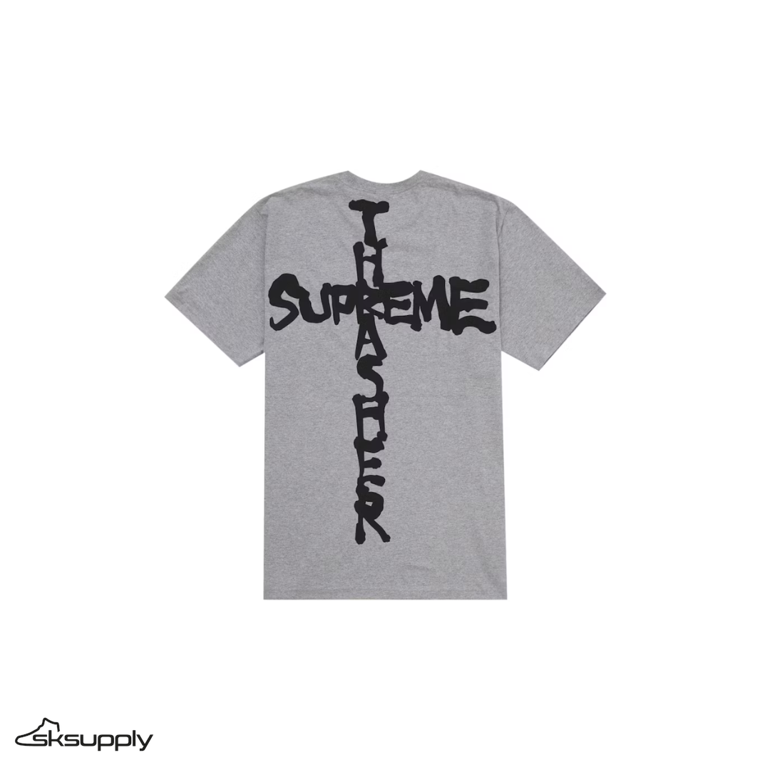 Supreme x Thrasher "Cross" Tee (Heather Grey)
