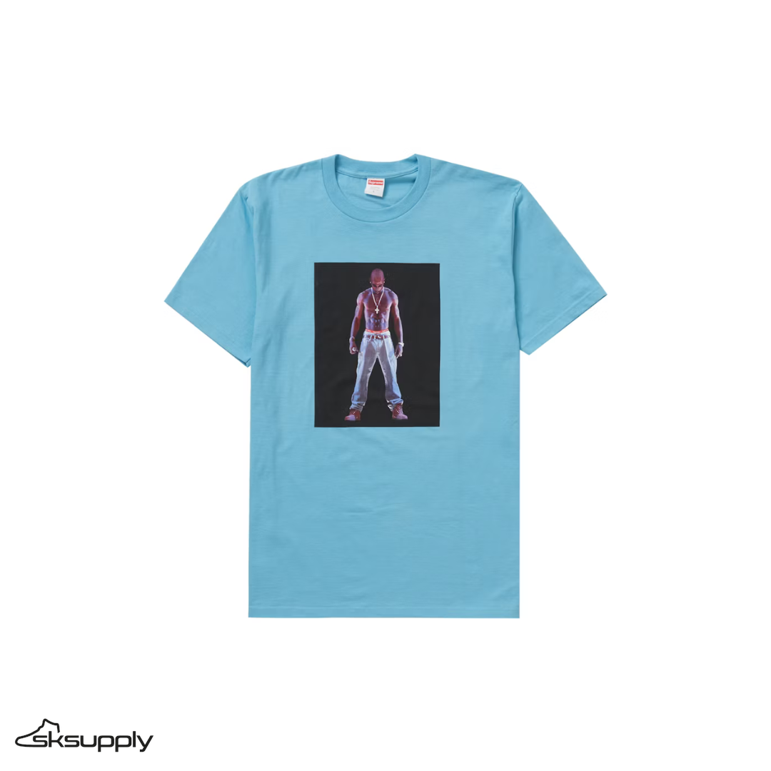 Supreme "Tupac Hologram" Tee (Light Slate)