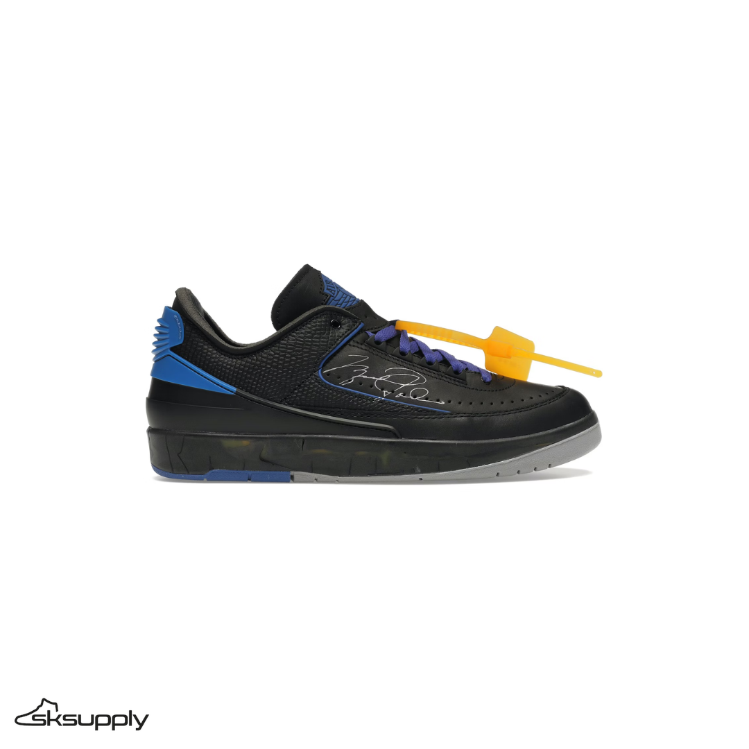 Air Jordan 2 Retro Low SP x Off-White "Black Blue"