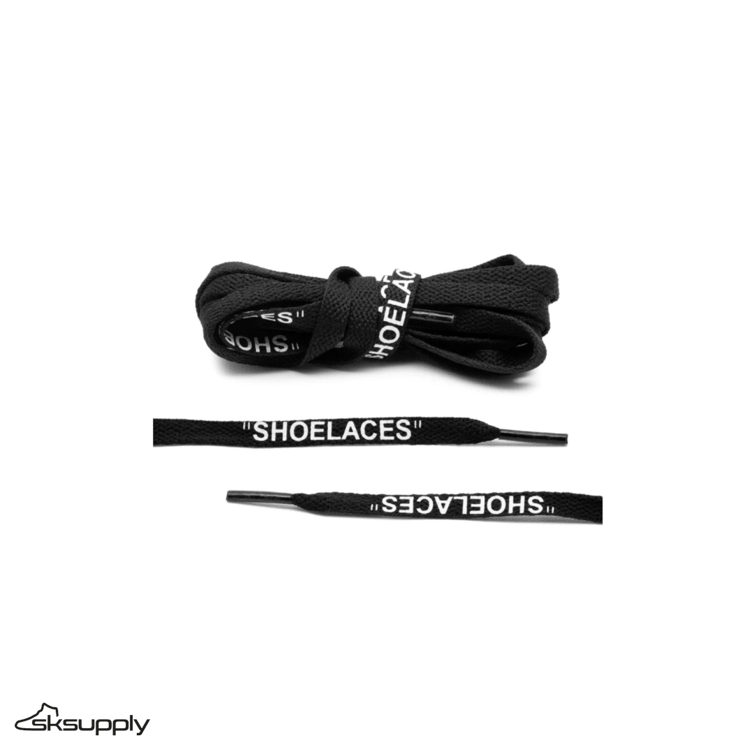 Black Off-White Style "SHOELACES"